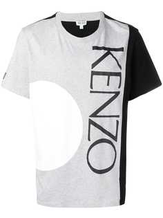 Kenzo футболка в стиле колор-блок с логотипом
