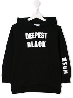 Msgm Kids худи Deepest Black
