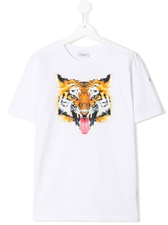 Marcelo Burlon County Of Milan Kids футболка с принтом тигра