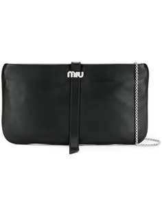 Miu Miu клатч с логотипом