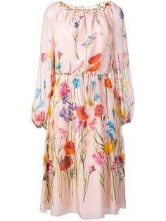 Blumarine платье миди с цветочным принтом