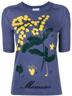 Sonia Rykiel футболка с цветочным принтом