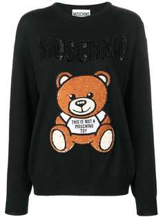 Moschino джемпер с логотипом