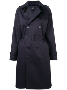 A.P.C. тренч с поясом