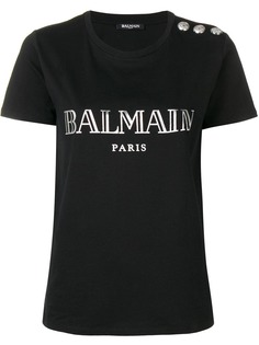 Balmain футболка с логотипом