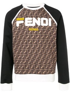 Fendi толстовка с принтом FF