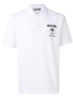 Moschino футболка-поло с логотипом