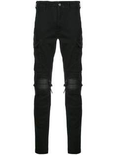 Amiri зауженные джинсы с эффектом потертости