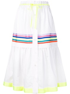 Mira Mikati ярусная юбка с полосками