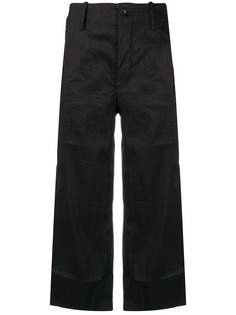 Uma Wang укороченные широкие брюки