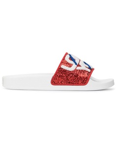 Red Valentino шлепанцы RED(V) с пайетками