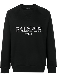 Balmain толстовка с принтом логотипа