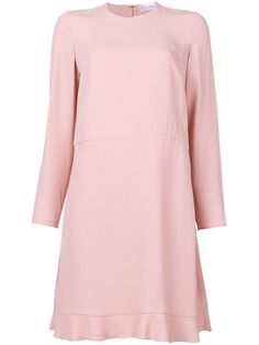 Red Valentino платье прямого кроя с баской