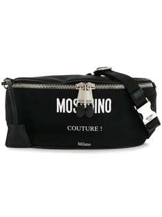 Moschino поясная сумка с логотипом Couture!