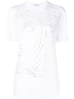 Versace Collection футболка с микрозаклепками