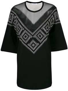Versace Collection декорированная полупрозрачная блузка