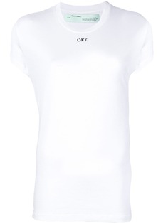 Off-White футболка с принтом логотипа