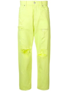 Balmain джинсы с эффектом потертости