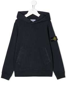 Stone Island Junior толстовка-пуловер с капюшоном