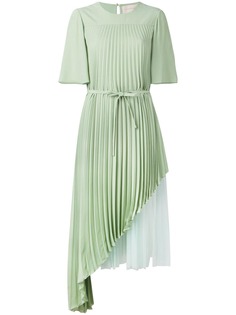 Christopher Kane двухслойное плиссированное платье