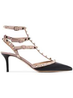 Valentino Garavani туфли-лодочки с ремешками и отделкой Rockstud