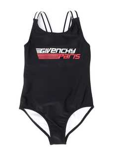Givenchy Kids купальник с принтом логотипа