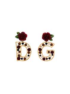 Dolce & Gabbana серьги с подвесками DG