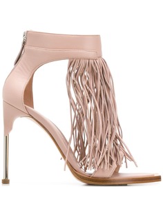 Alexander McQueen босоножки с бахромой