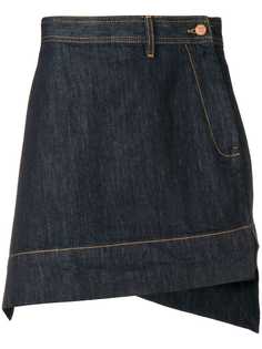 Vivienne Westwood Anglomania джинсовая юбка асимметричного кроя