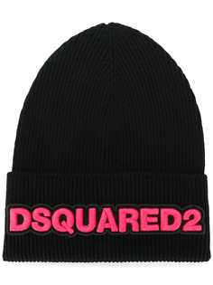 Dsquared2 шапка бини с вышитым логотипом