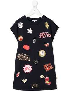 Little Marc Jacobs трикотажное платье с аппликацией