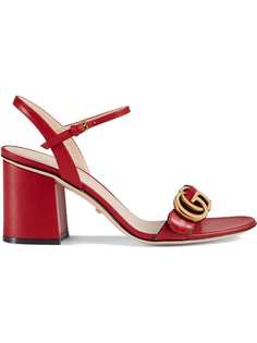 Gucci босоножки на каблуке средней высоты