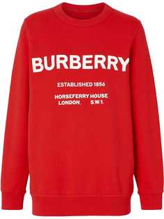 Burberry толстовка Horseferry с принтом