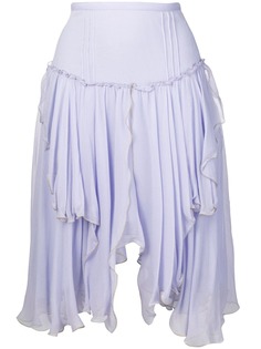 See By Chloé асимметричная юбка с оборками