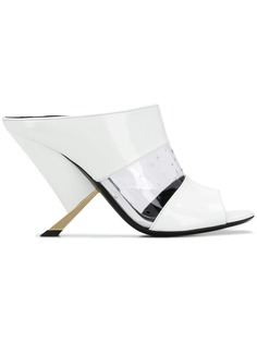 Casadei мюли на скульптурном каблуке