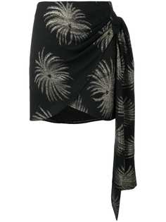 Victoria Victoria Beckham юбка с декором в виде пальм
