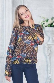 Воздушная шифоновая блуза Victoria Filippova