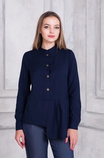 Блуза из хлопка с длинным рукавом на пуговицах Victoria Filippova