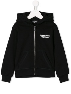 Dsquared2 Kids куртка с капюшоном и принтом