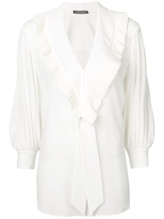 Alexander McQueen блузка с оборками