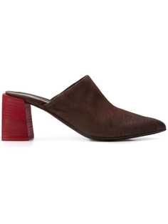 Marsèll мюли с эффектом потертости