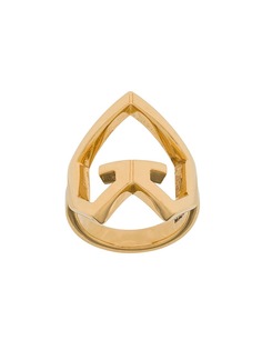 Givenchy кольцо с декором в виде сердца