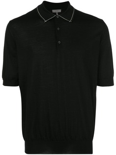 Lanvin рубашка-поло с контрастной отделкой