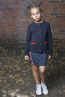 Кардиган, из футера, 3-х нитка Nota Bene