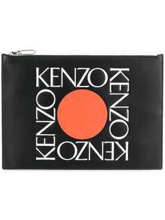 Kenzo клатч с принтом логотипа