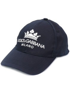 Dolce & Gabbana бейсбольная кепка с вышитым логотипом