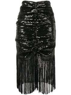 Giuseppe Di Morabito юбка со сборкой и пайетками