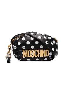 Moschino поясная сумка в горох
