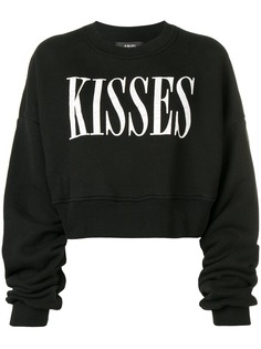 Amiri укороченная толстовка Kisses