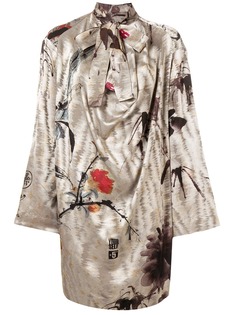 Vivienne Westwood расклешенное платье с длинными рукавами